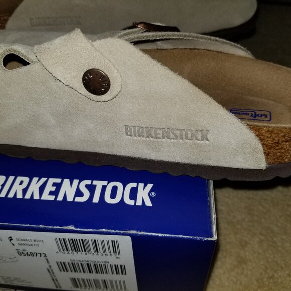 Birkenstock Boston Clog in Taupe Size 39 with Box - Picture 6 of 7